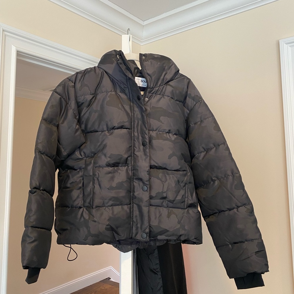 Soul Cycle Camo Puffer
